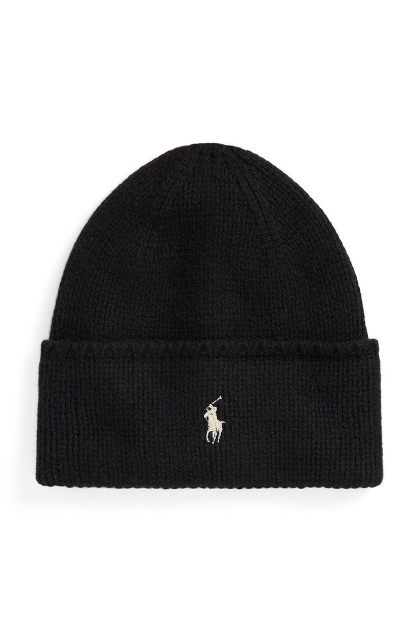 Beanie Polo by Ralph Lauren Wool Beanie Sort | 455954355