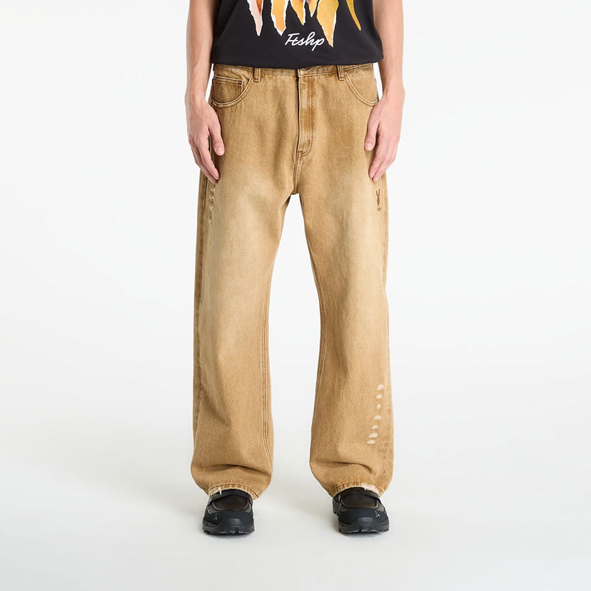 Jeans Footshop Playboy x FTSHP Denim Pants UNISEX Orche Beige | FTSHP_514