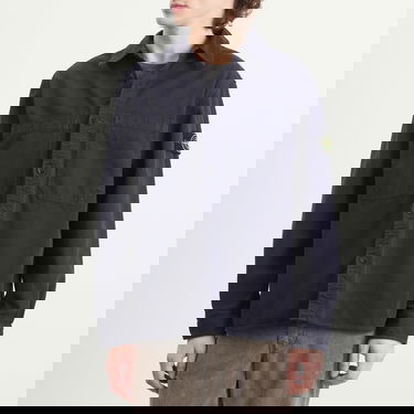 Skjorte Stone Island Old Effect Garment Dyed Overshirt Mørkeblå | K2S151200025-V0126, 2