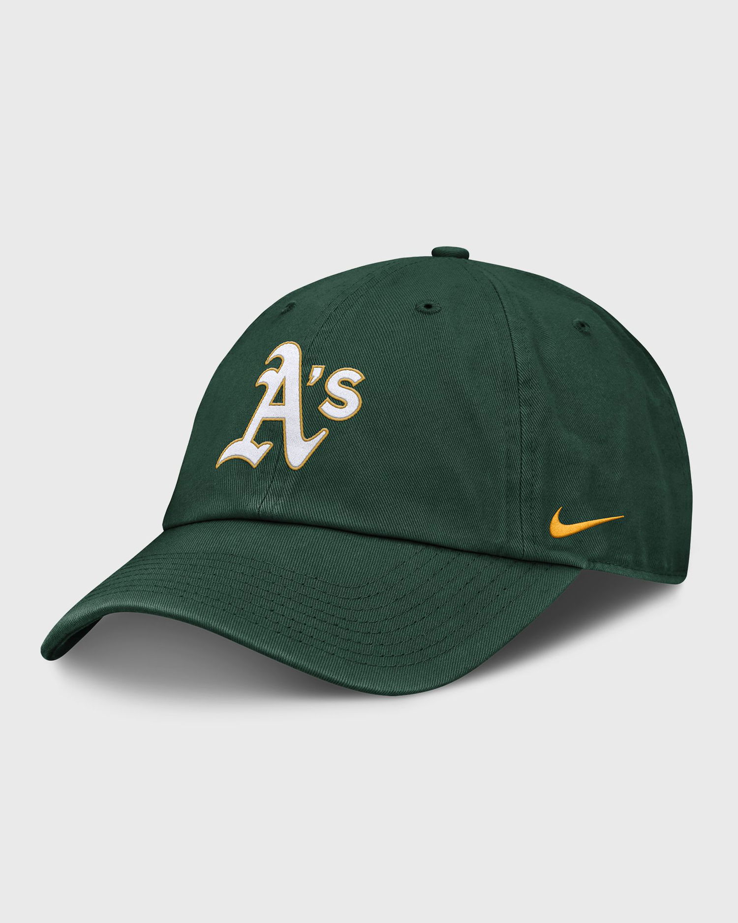 Kasket Nike Oakland Athletics Unstructured Cotton Cap Grøn | NB01-3EY-FZ-BEK, 0