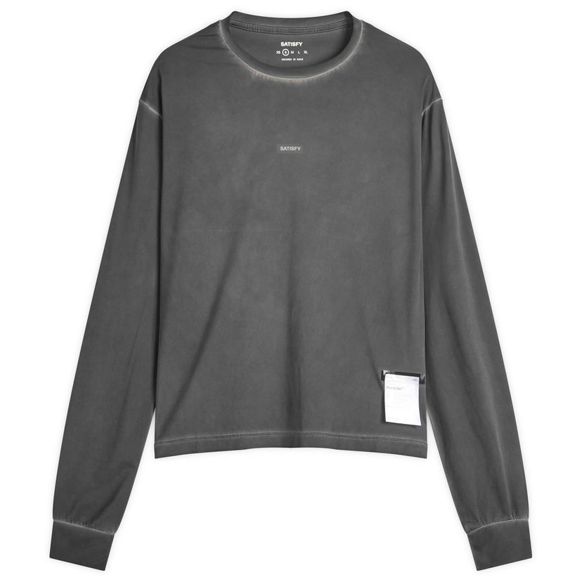 T-shirt Satisfy Auralite Long T-Shirt, Size Medium Grå | 21001-PB-SAB