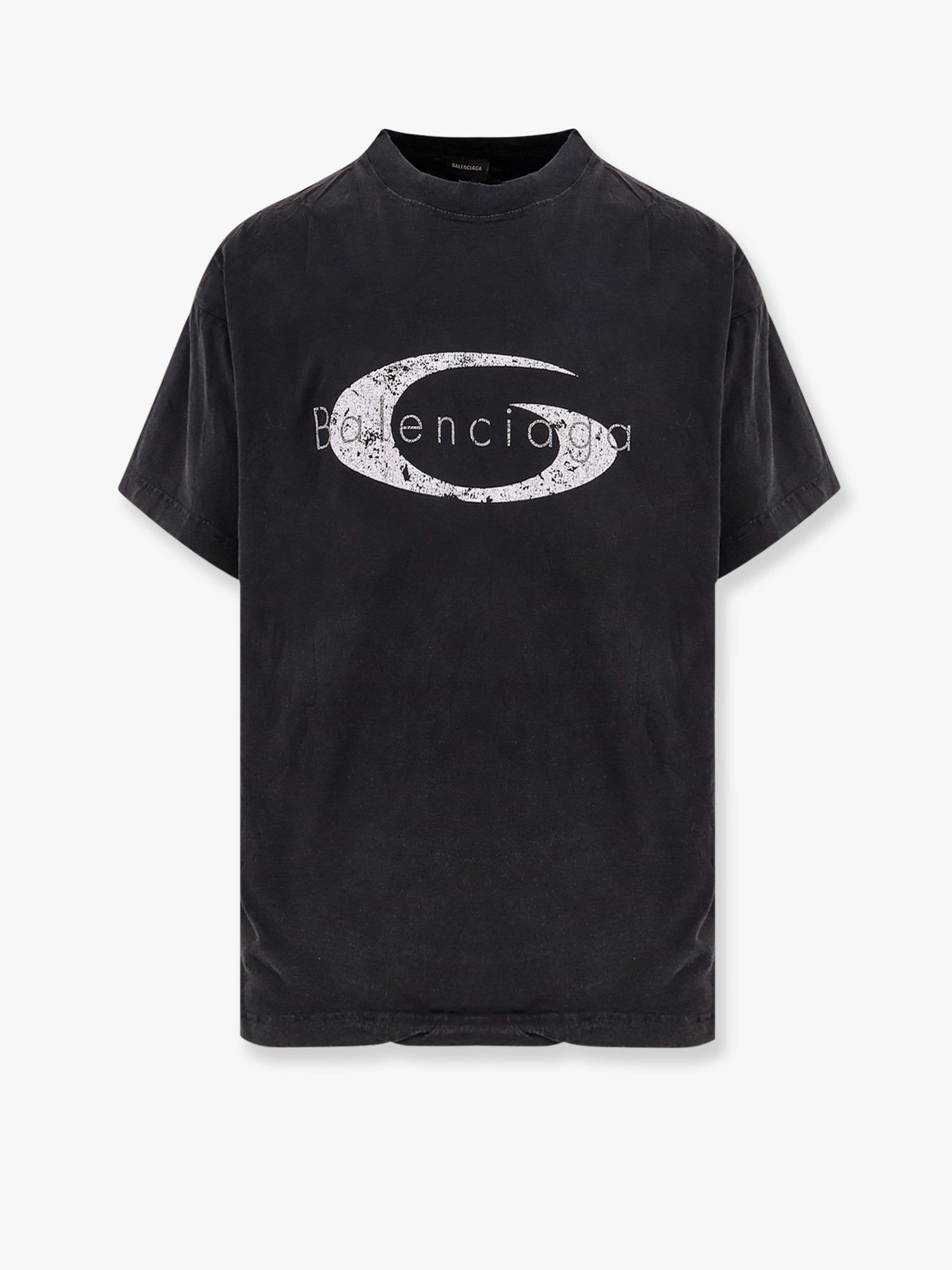 T-shirt Balenciaga Balenciaga Logo T-Shirt Sort | 826346TSVE99374, 0