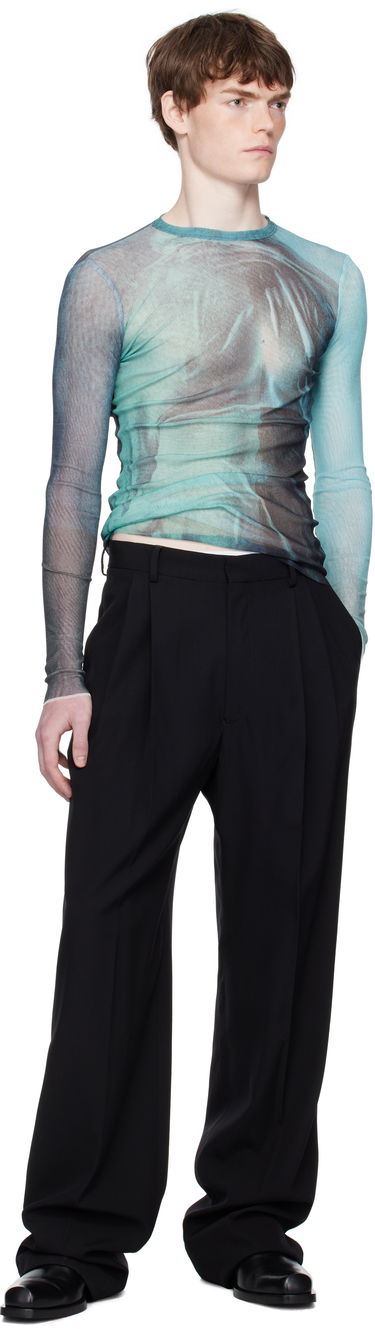 T-shirt Jean Paul Gaultier Jean Paul Gaultier 'The Water' Long Sleeve Top Grøn | 25/03-W-TO310-M004P-5557, 3