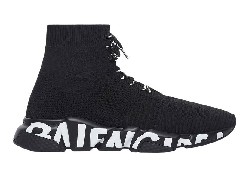 Sneakers og sko Balenciaga Speed Graffiti Sort | 617251W2DB71006