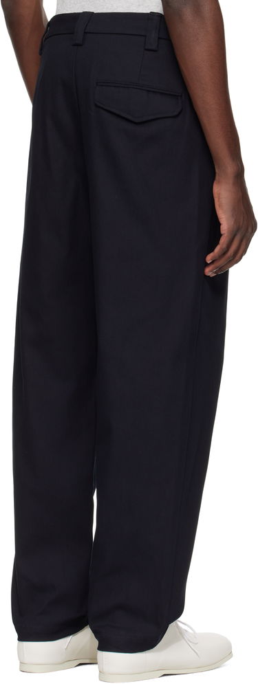 Bukser A.P.C. A.P.C. Renato Pleated Trousers Mørkeblå | COFCO-H08428, 2