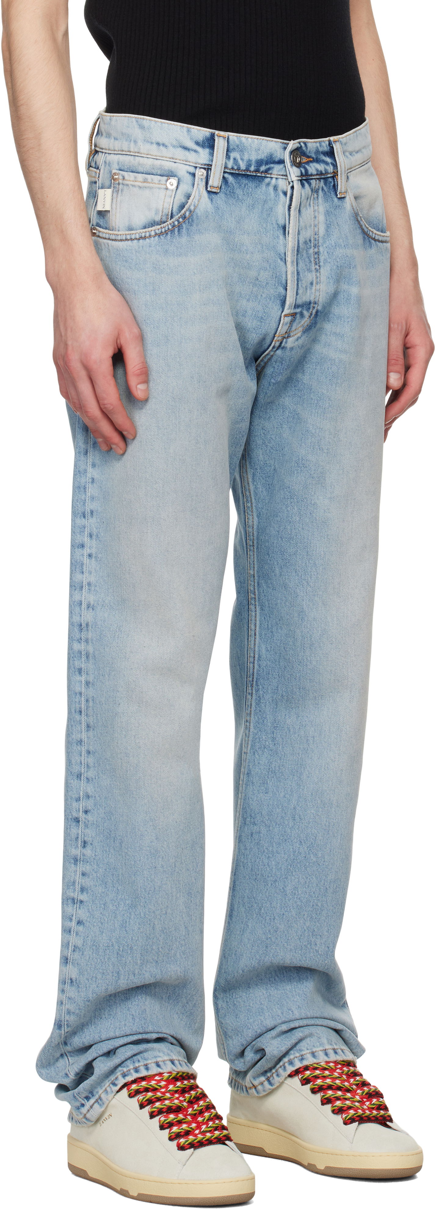 Jeans LANVIN Lanvin Straight-Leg Jeans Blå | RM-TR0147-D087-P25, 1