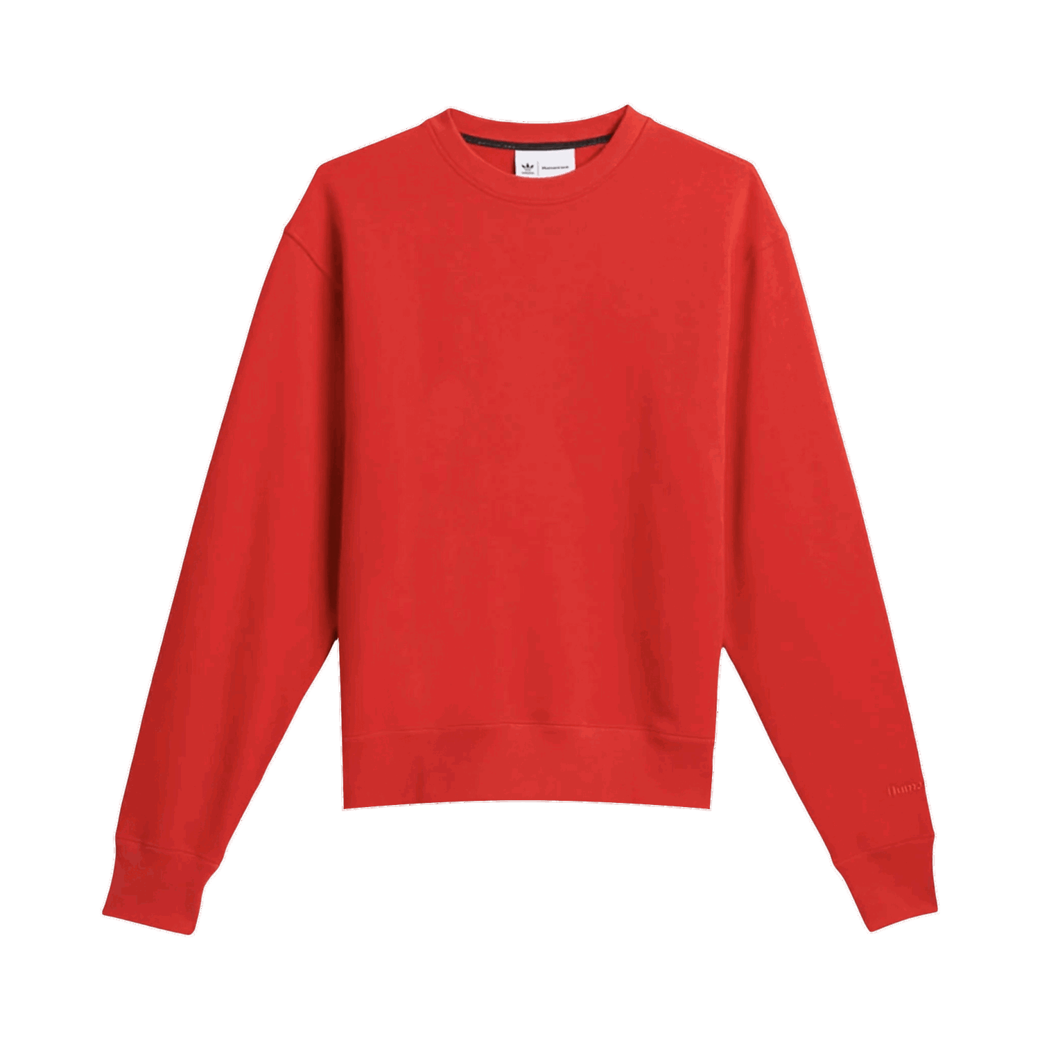 Sweater adidas Originals x Pharrell Williams Basics Crew Rød | HF9941, 0