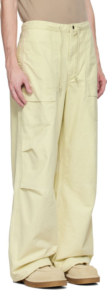 Cargo bukser Entire Studios Entire Studios Barren Cargo Trousers Gul | ESU-S25-3021-OW, 1