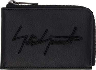 Tegnebog Yohji Yamamoto Yohji Yamamoto Signature Zip Wallet Sort | DM-A06-790, 0