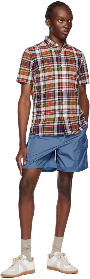 Shorts BEAMS Beams Plus Belted Shorts Blå | 38250023139, 3