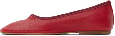 Kjole Dries Van Noten Dries Van Noten Leather Ballerina Flats Rød | WS251-1634-140, 2