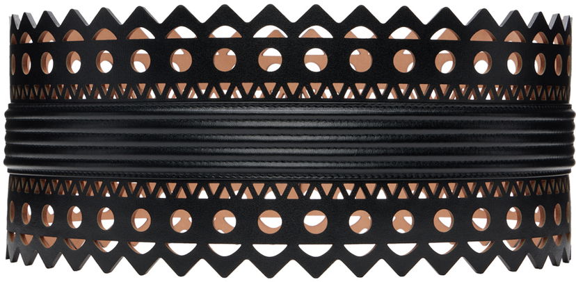 Bælter Alaïa ALAÏA Edition 1992 Vienne Corset Belt Sort | AA1C015GC0A30