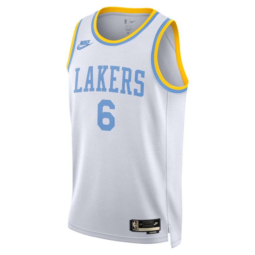 Jersey Nike NBA Dri-FIT Los Angeles Lakers HWC 2022 Swingman Jersey Hvid | DO9448-101, 0