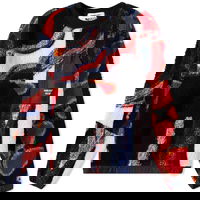 Printed Fleece Crewneck