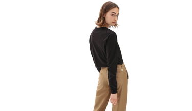 Crop top Vans W Cropped T-shirt Sort | VN0A4OUQBLK, 1