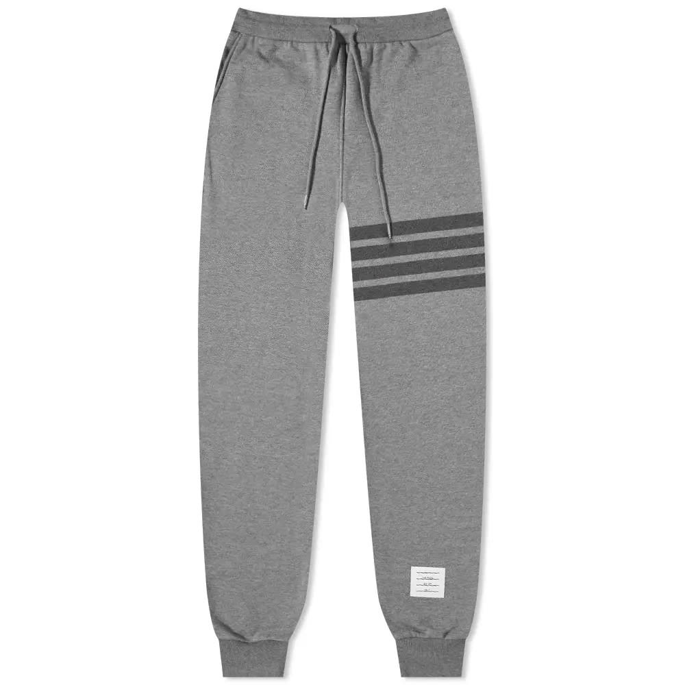 Joggingbukser Thom Browne Tonal 4 Bar Sweat Pant Medium Grå | TB-MJQ008A-06910-035, 0