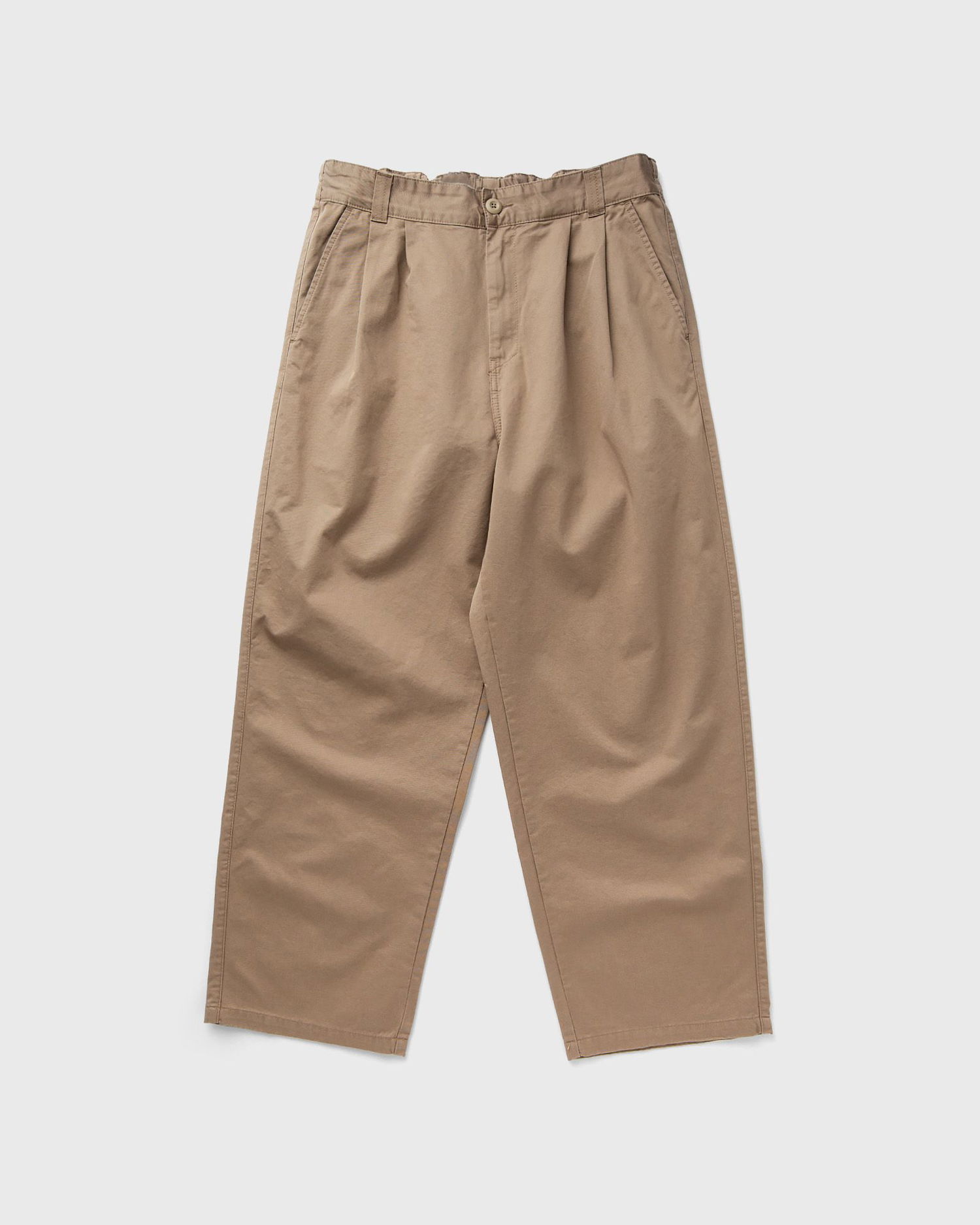 Bukser Carhartt WIP Marv Pleated Cotton Twill Pants Beige | I033129-8Y.06, 1