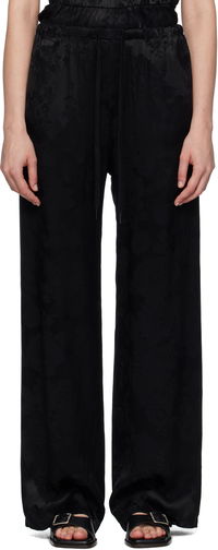 MM6 Maison Margiela Jacquard Wide-Leg Trousers