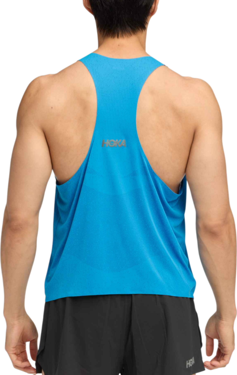 Tanktop Hoka One One Hoka Race Day Singlet Blå | 1164154-hkb, 1