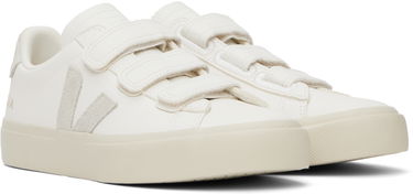 Sneakers og sko Veja Recife Velcro Sneaker Extra White/Natural Brun | RC0502919B, 3
