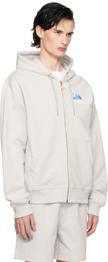 Sweatshirt Casablanca Men's Temple Print Zip Hoodie Grå | MPS25-JTP-150-01, 1