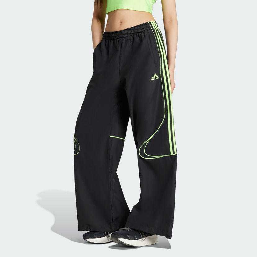 Joggingbukser adidas Performance Teamgeist Adicolor Oversized Woven Pants Sort | JV7478