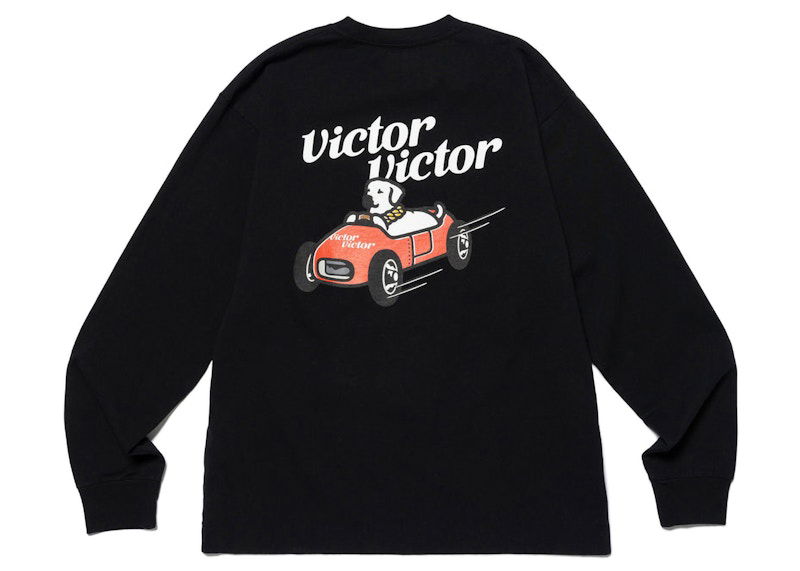 T-shirt Human Made Long Sleeve Victor Graphic T-Shirt Sort | XX25CS004, 0
