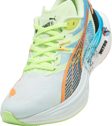 Sneakers og sko Puma Deviate NITRO 3 Marathon Series Hvid | 310195-01, 4