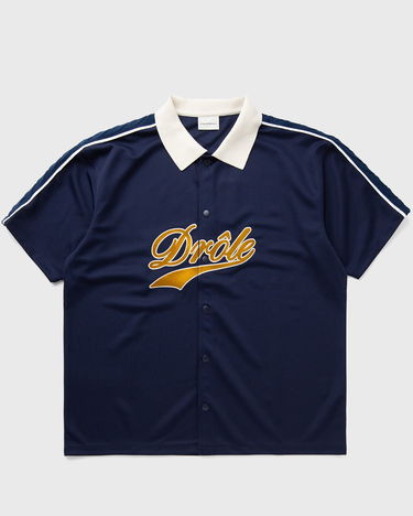Skjorte Drôle de Monsieur La Chemise Mesh Shirt Blå | E-SH192-PL151-NY, 0
