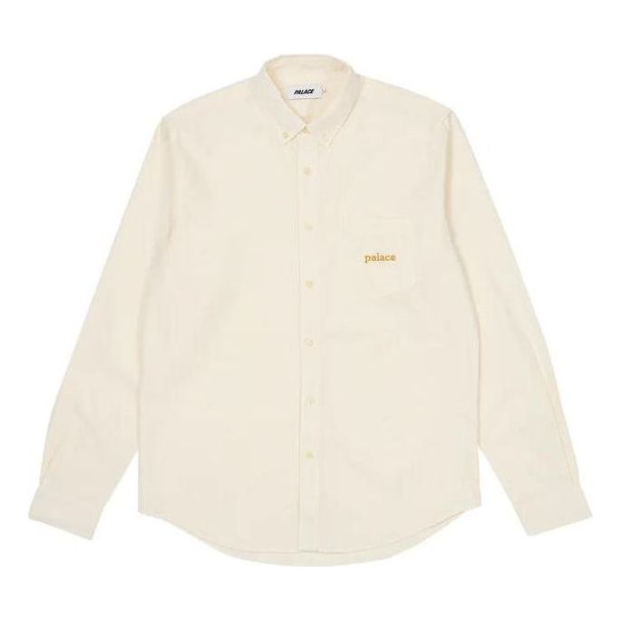 Skjorte Palace Oxford Shirt Beige | P24SHT019