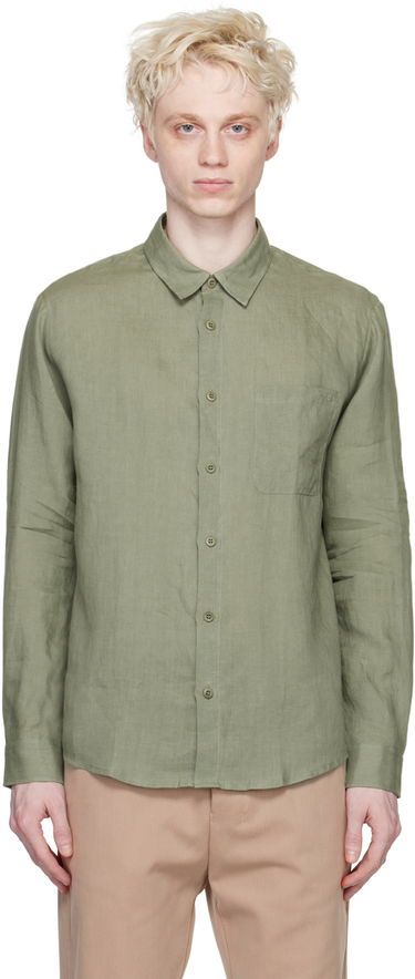 Skjorte A.P.C. Green Cassel Grøn | LIAEK-H12545, 0