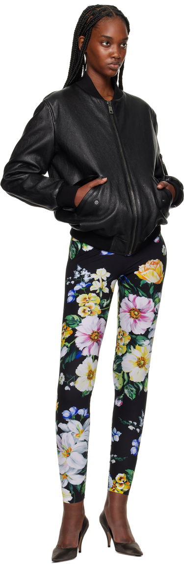 Bomberjakke Dolce & Gabbana Dolce&Gabbana Nappa Leather Bomber Jacket Sort | F9S37L HULQJ, 3