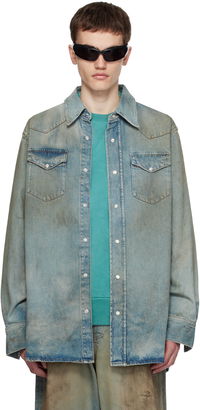 Press-Stud Denim Shirt
