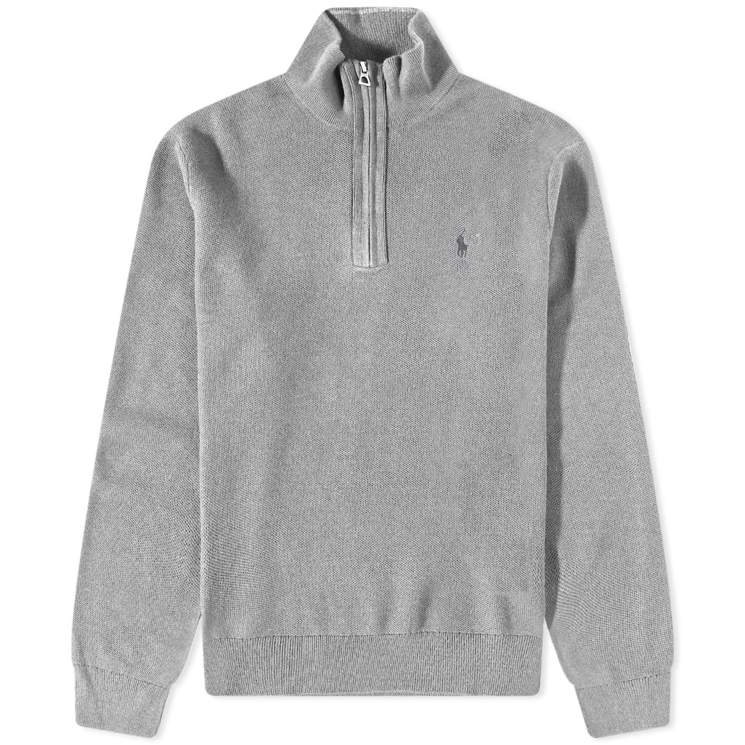 Sweater Polo by Ralph Lauren Quarter-Zip Andover Grå | 710914236009, 0