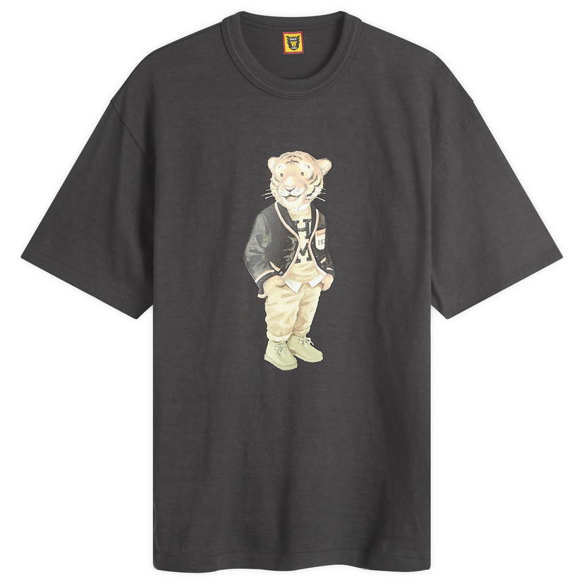 T-shirt Human Made Graphic T-Shirt With Tiger Print Sort | HM28TE005-BK