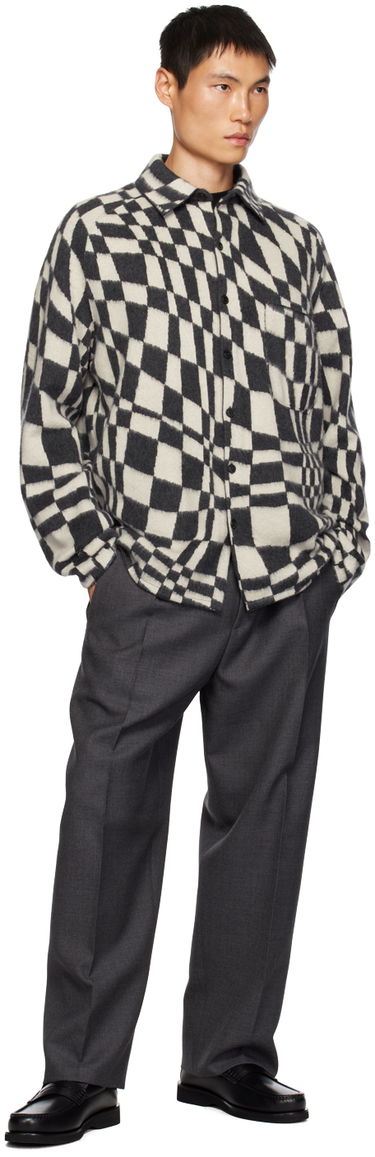 Skjorte ZEGNA Zegnia x The Elder Statesman Checkered Pattern Shirt Flerfarvet | TCJ92A6-SHR, 3