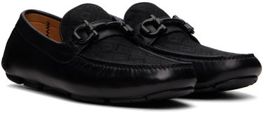 Sneakers og sko FERRAGAMO Salvatore Ferragamo Gancini Ornament Loafers Sort | 775576, 3