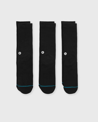Sokker Stance ICON 3 PACK Sort | 190107386500, 0