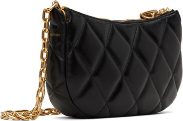 Håndtaske Burberry Burberry Rocking Horse Quilted Lambskin Chain Bag Sort | 8105328, 2