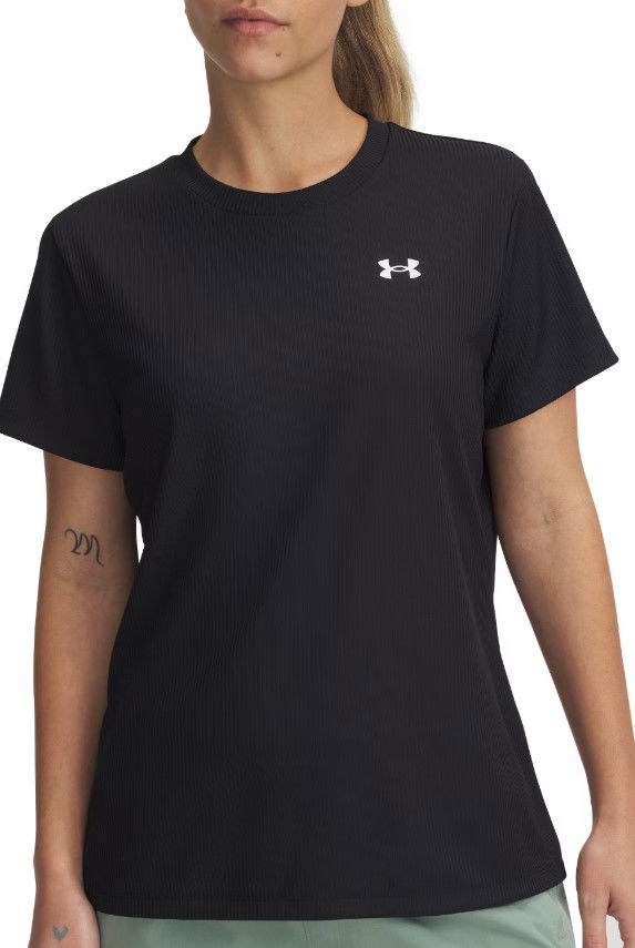 T-shirt Under Armour Under Armour Tech Rib SSC T-Shirt Sort | 1389852-001