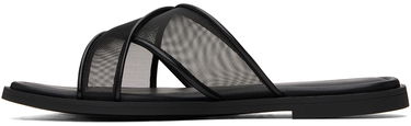 Tøj rag & bone rag & bone Geo Mesh Cross Strap Sandals Sort | WFF24PF037MS37, 2
