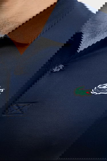 Polo skjorte Lacoste Long-Sleeved Polo Shirt Mørkeblå | DH2615, 4