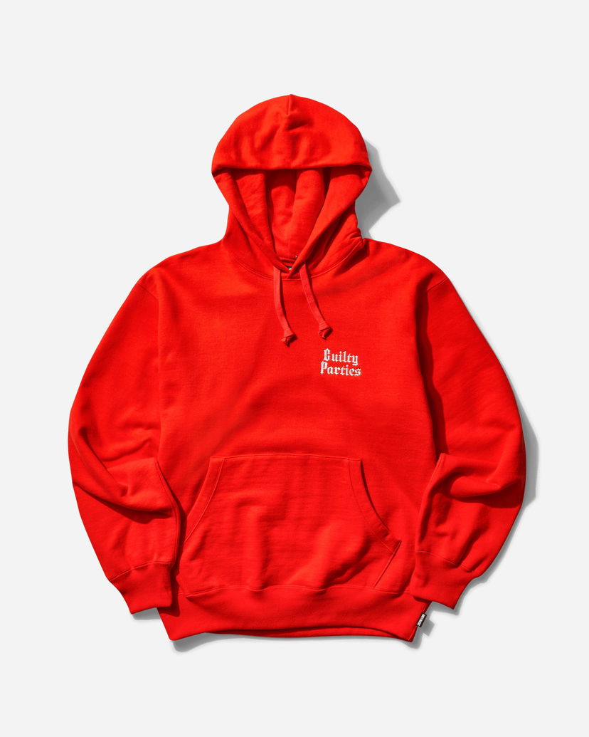 Sweatshirt WACKO MARIA Heavy Weight Hoodie Type-6 Rød | 25SS-WMC-SS16 RED