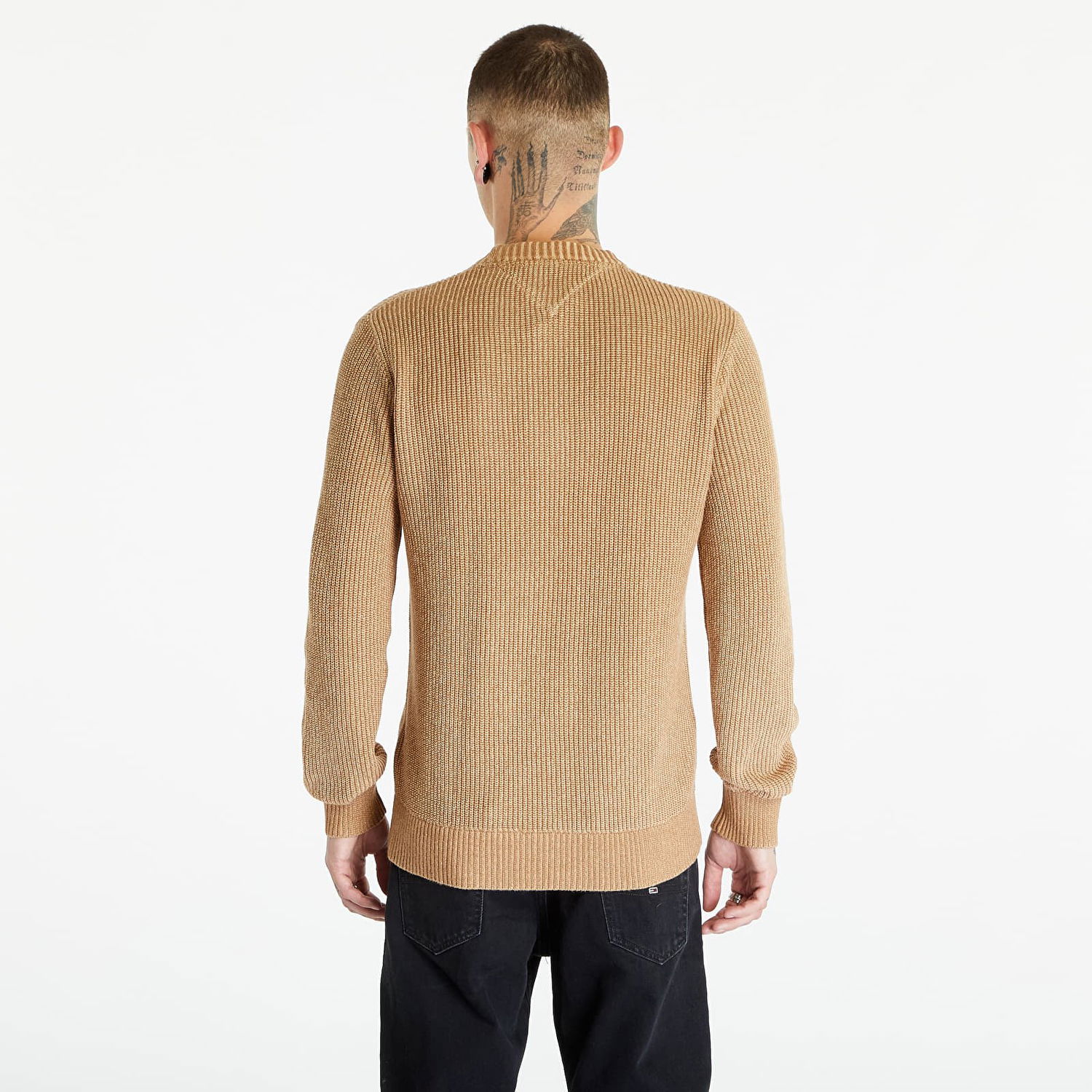 Sweater Tommy Hilfiger Tommy Jeans Regular Tonal Bad Sweater Tawny Sand Beige | DM0DM17776 AB0, 1