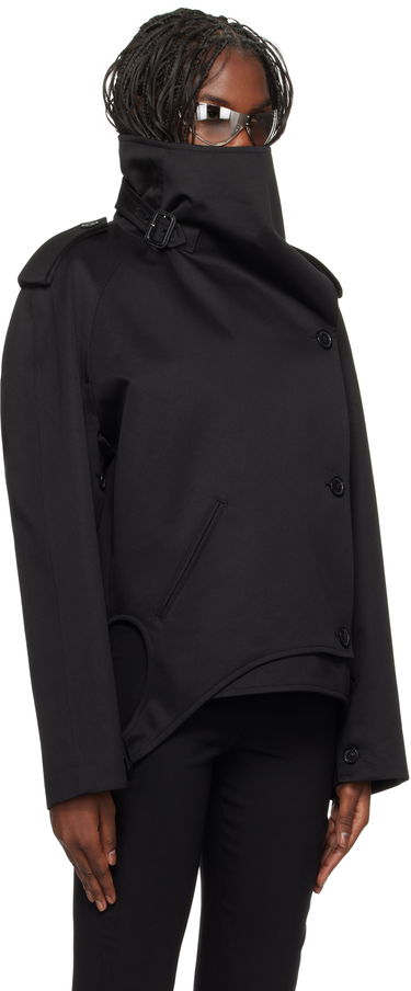 Jakke Courrèges Short Oblique Jacket Sort | 424CBL215CO0131, 3