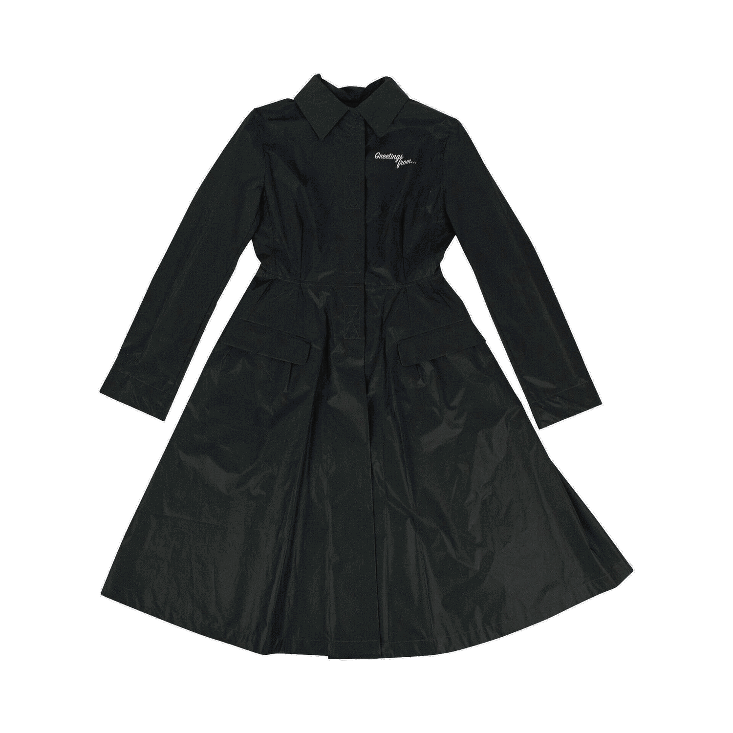 Frakker Palm Angels Recovery Windbreaker Coat Sort | PWEA012R19540011, 0