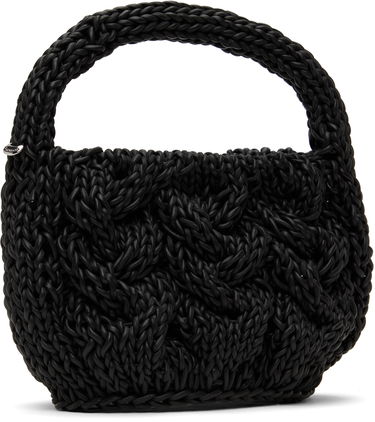 Håndtaske JW Anderson JW Anderson Small Cable Knit Bag Sort | HB0712-LA0365, 1