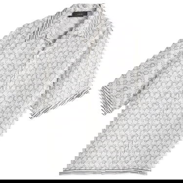 Skjorte AMIRI Quad Bowling Pattern Shirt Hvid | AMSTCA1084-179, 1