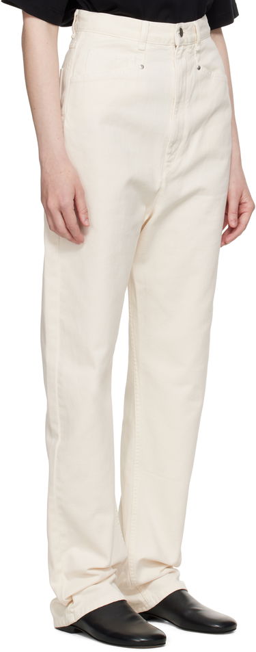 Jeans LEMAIRE Lemaire Dropped Crotch Jeans Hvid | PA1199 LD1034, 1