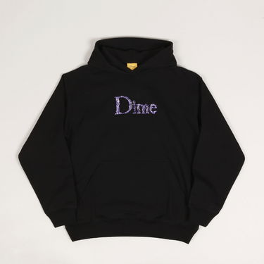 Sweatshirt Dime Classic Skull Hoodie Sort | dimesp2410blk, 1